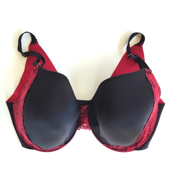 Soma Vanishing Back Full Coverage Lace Trim Underwire Bra 36DDD - Picture 11 of 11